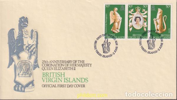 Timbres: 557724 MNH VIRGENES BRITANICAS Islas 1978 25 ANIVERSARIO DE LA CORONACION DE ISABEL II