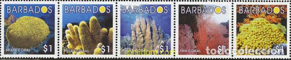 Sellos: 153077 MNH BARBADOS 2004 CORALES