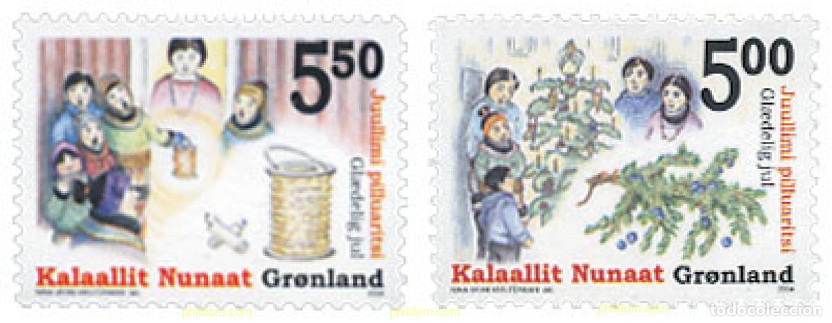 Sellos: 153245 MNH GROENLANDIA 2004 NAVIDAD