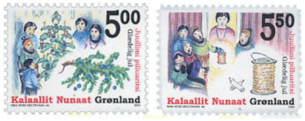 Sellos: 153246 MNH GROENLANDIA 2004 NAVIDAD