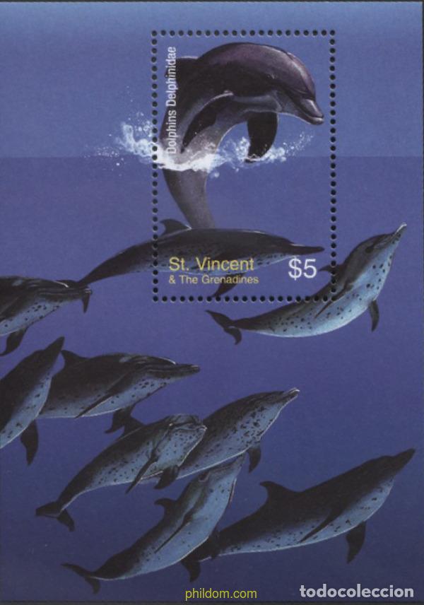 Timbres: 153472 MNH SAN VICENTE 2003 FAUNA MARINA DEL CARIBE