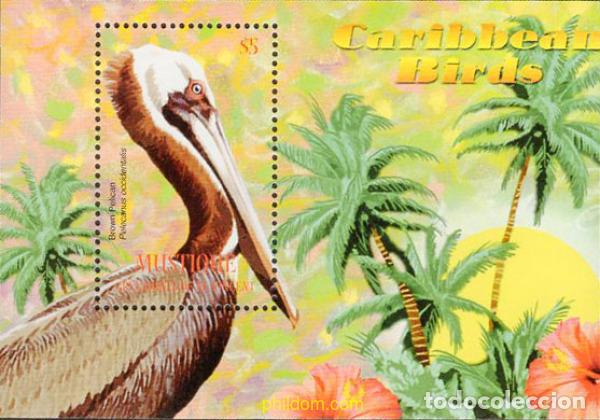 Sellos: 153712 MNH SAN VICENTE GRANADINAS. MUSTIQUE 2003 AVES DEL CARIBE