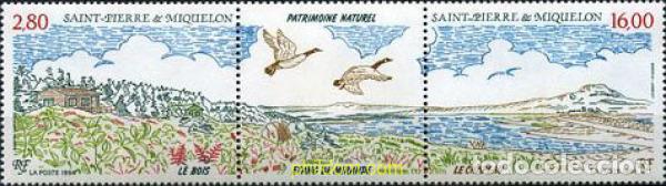 Timbres: 161456 MNH SAN PEDRO Y MIQUELON 1994 PATRIMONIO NATURAL