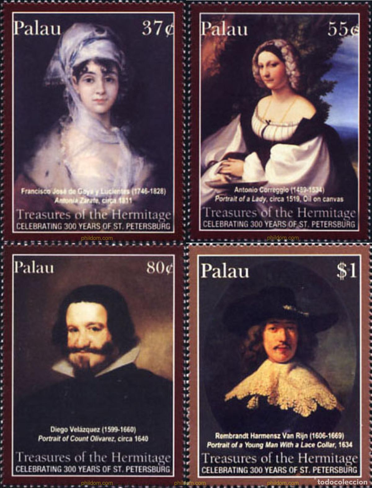Sellos: 154618 MNH PALAU 2004 300 ANIVERSARIO DE SAN PETERSBURGO