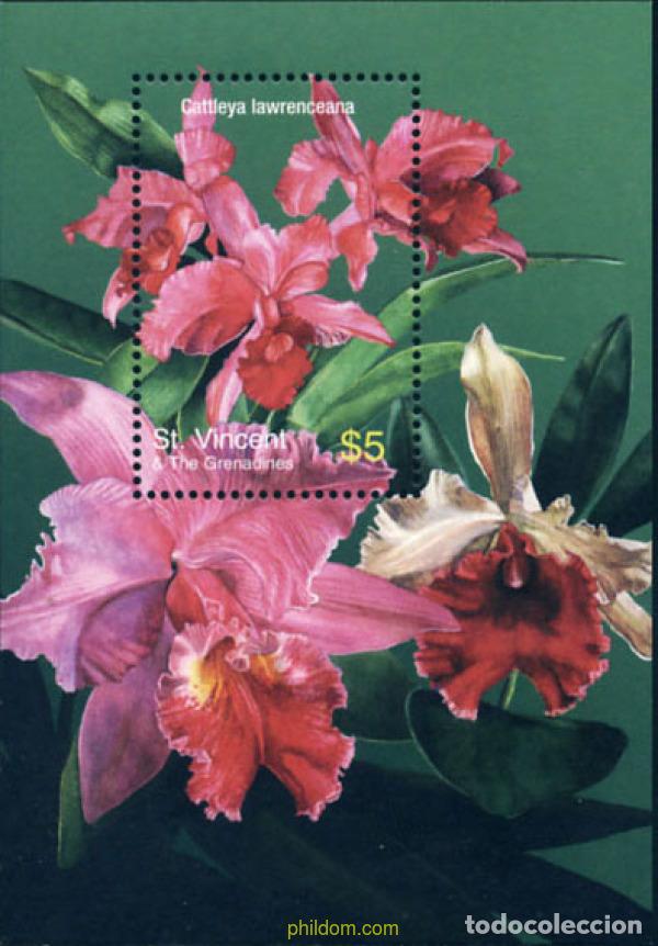Timbres: 154991 MNH SAN VICENTE 2003 ORQUIDEAS DEL CARIBE