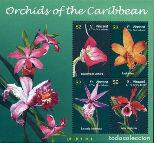 Timbres: 238726 MNH SAN VICENTE 2003 ORQUIDEAS DEL CARIBE