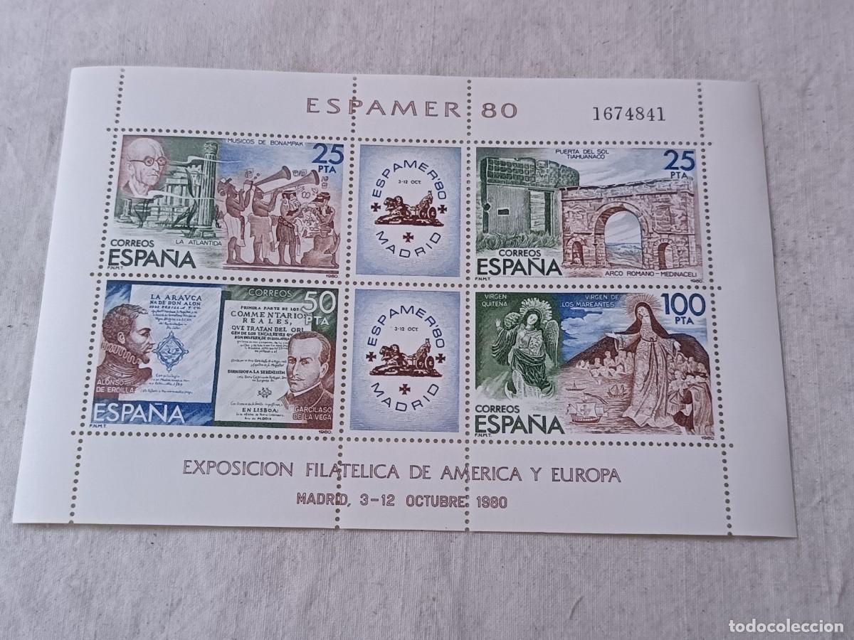 Sellos: Hoja Bloque, Espamer 80, 1980