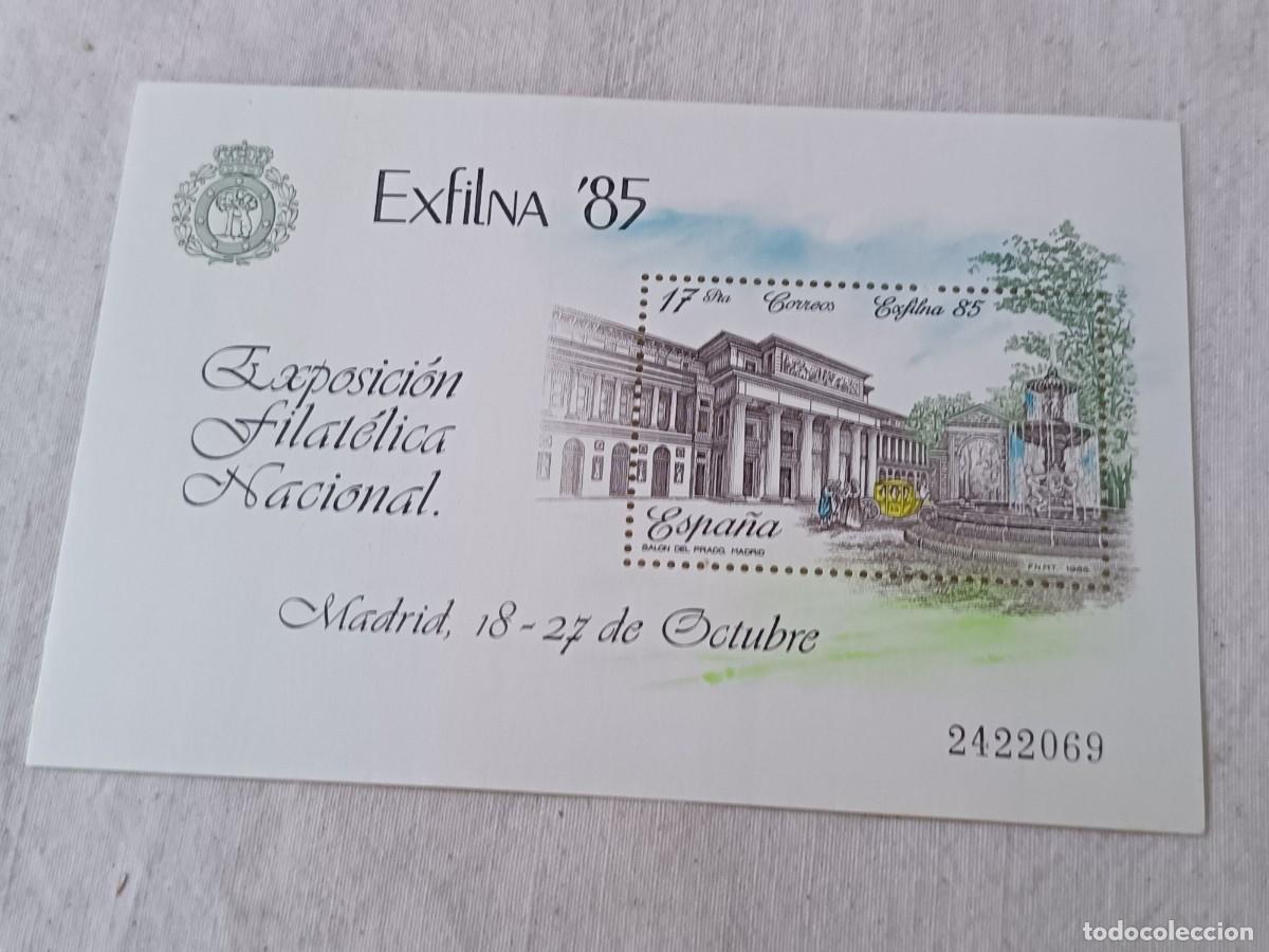Sellos: Hoja Bloque, Exfilna 85
