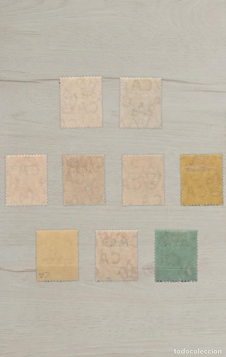 Sellos: Bermuda 1936-1940 Sea Venture Ship Definitives COMPLETE Short Set 9v Mint - Official SPECIMEN Overpr