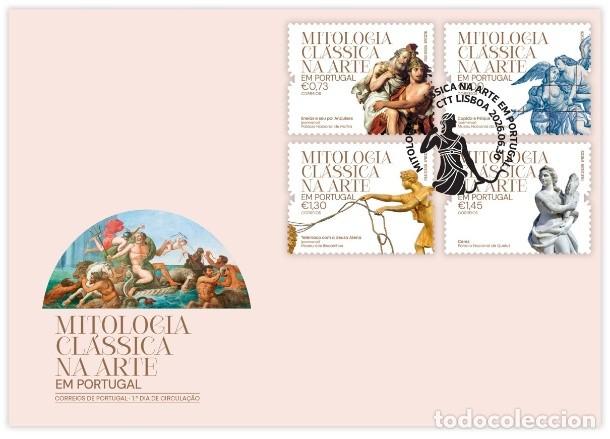 Sellos: Portugal y FDC Mitolog&iacute;a Cl&aacute;sica en el Arte en Portugal 2026 (3743447)