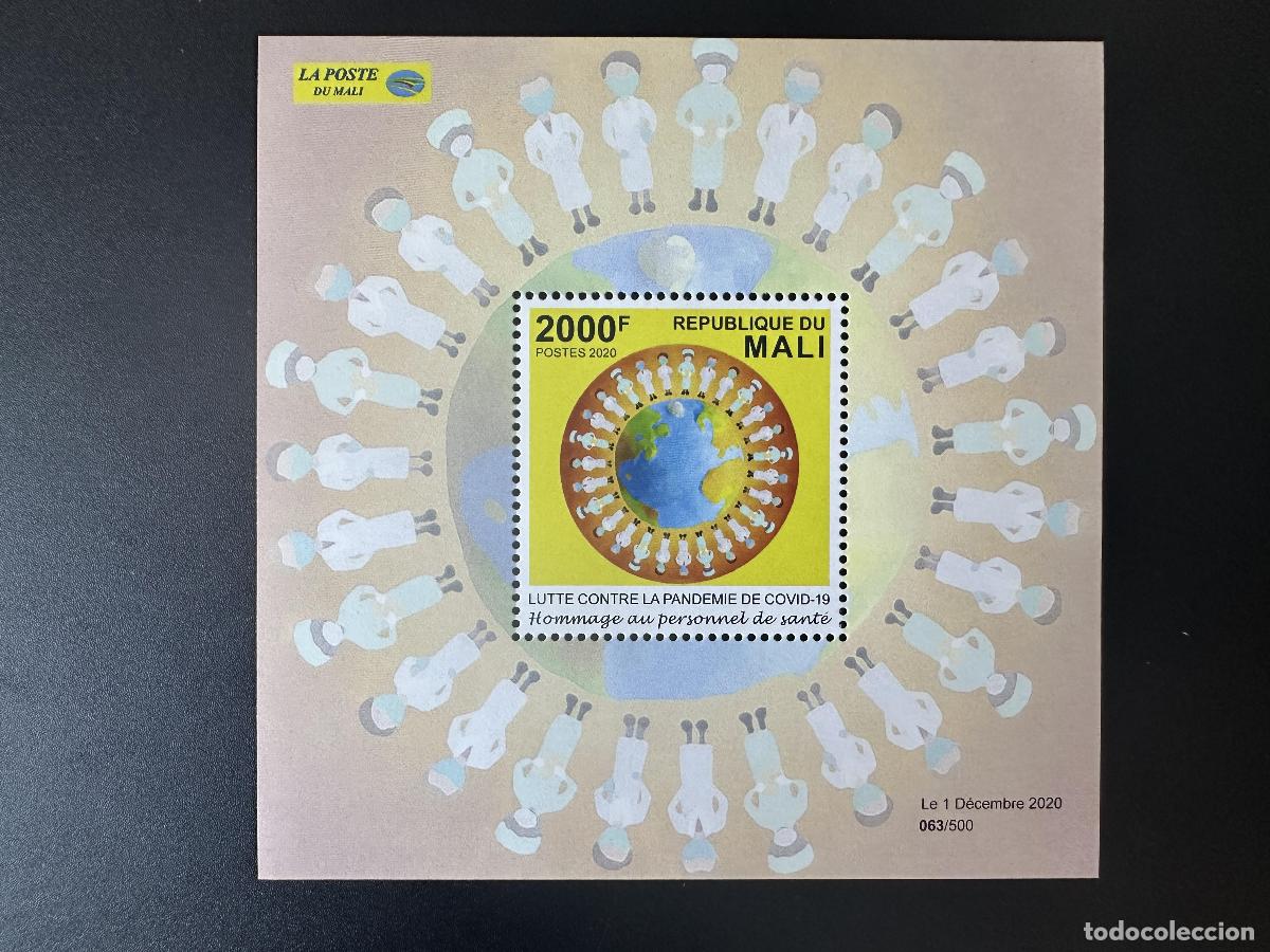 Sellos: Mali 2020 mayo. &iquest;Bl.? Lucha contra la pandemia de COVID-19 (coronavirus)