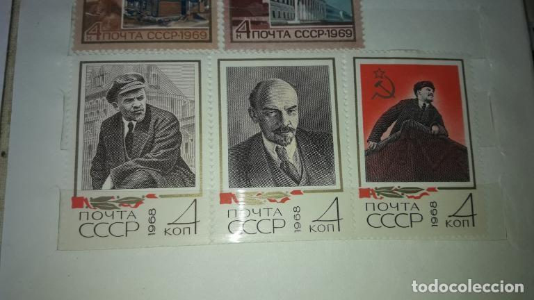 Sellos: Sello postal Serie de la URSS 1968 de Lenin 98.&ordm; aniversario del nacimiento sin matasellar.