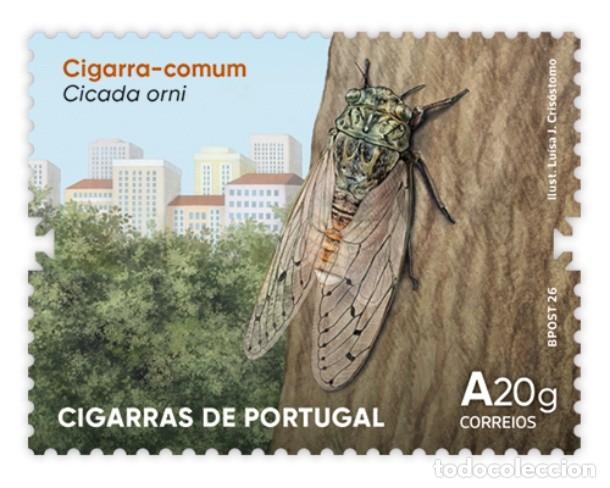 Sellos: Portugal ++ & Insectos, Cigarras de Portugal, Cigarra Comum, Cicada orni 2026 (311888)
