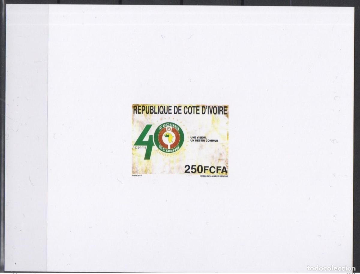 Sellos: Costa de Marfil 2015 Mi. 1628 LUXURY EVENT ECOWAS (edici&oacute;n conjunta la CEDEAO)