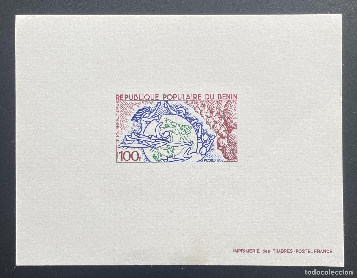 Sellos: Benin 1982 Mi. 297 evento de lujo UPU World Post D&iacute;a Mundial