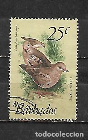 Sellos: 1979: BARBADOS p&aacute;jaros - Tortolita azul (usado)
