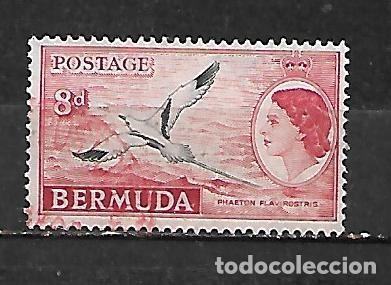 Sellos: 1955: BERMUDA Aspectos locales - Rabijunco com&uacute;n (usado)