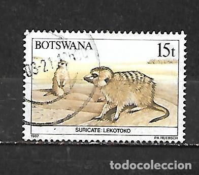 Sellos: 1987: BOTSWANA Fauna de Botswana - Suricata (usado)