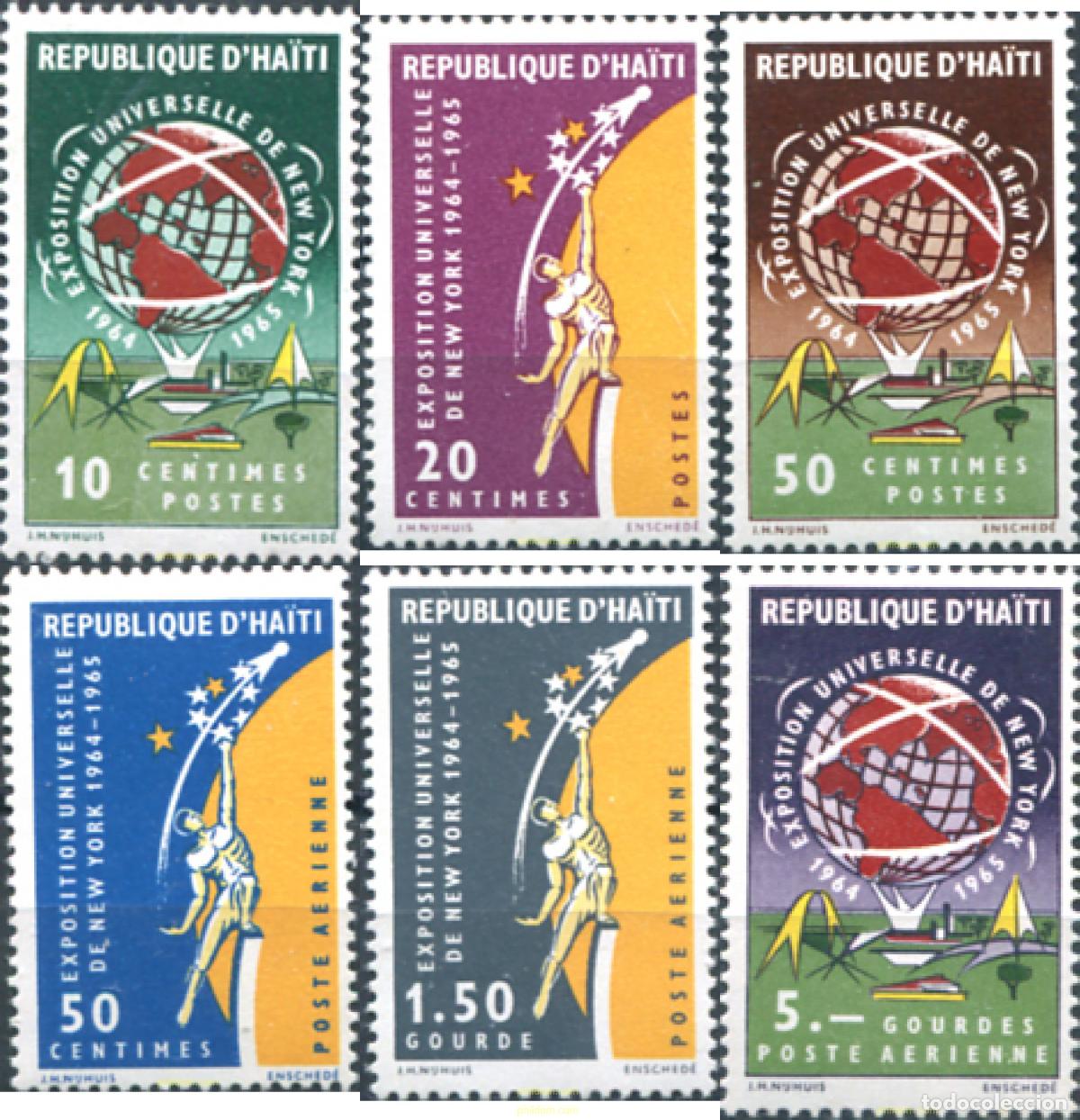 Sellos: 323560 MNH HAITI 1965 EXPOSICION UNIVERSAL DE NUEVA YORK
