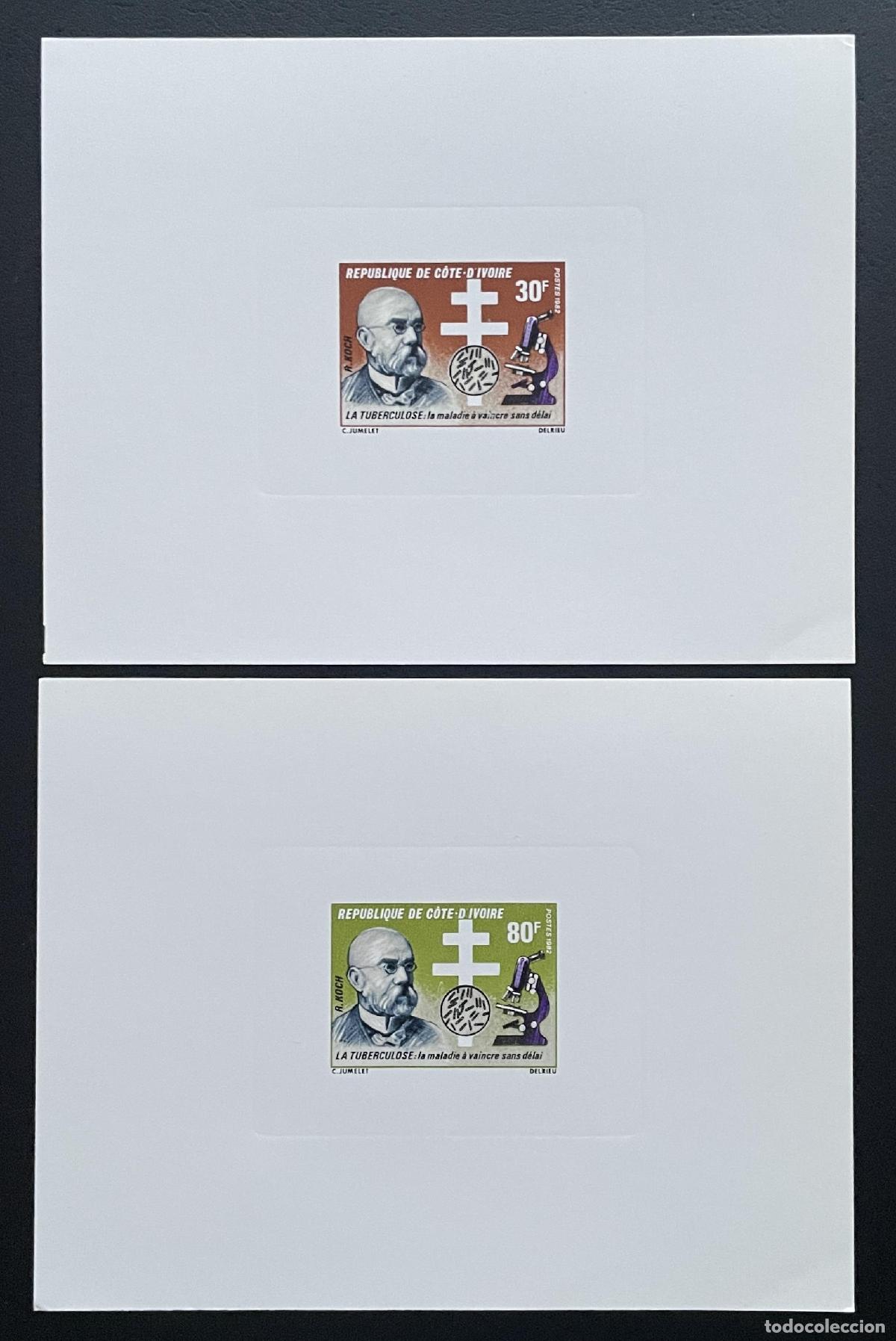 Sellos: Costa de Marfil 1982 Mi. 726 - 727 tuberculosis a prueba lujo Robert Koch