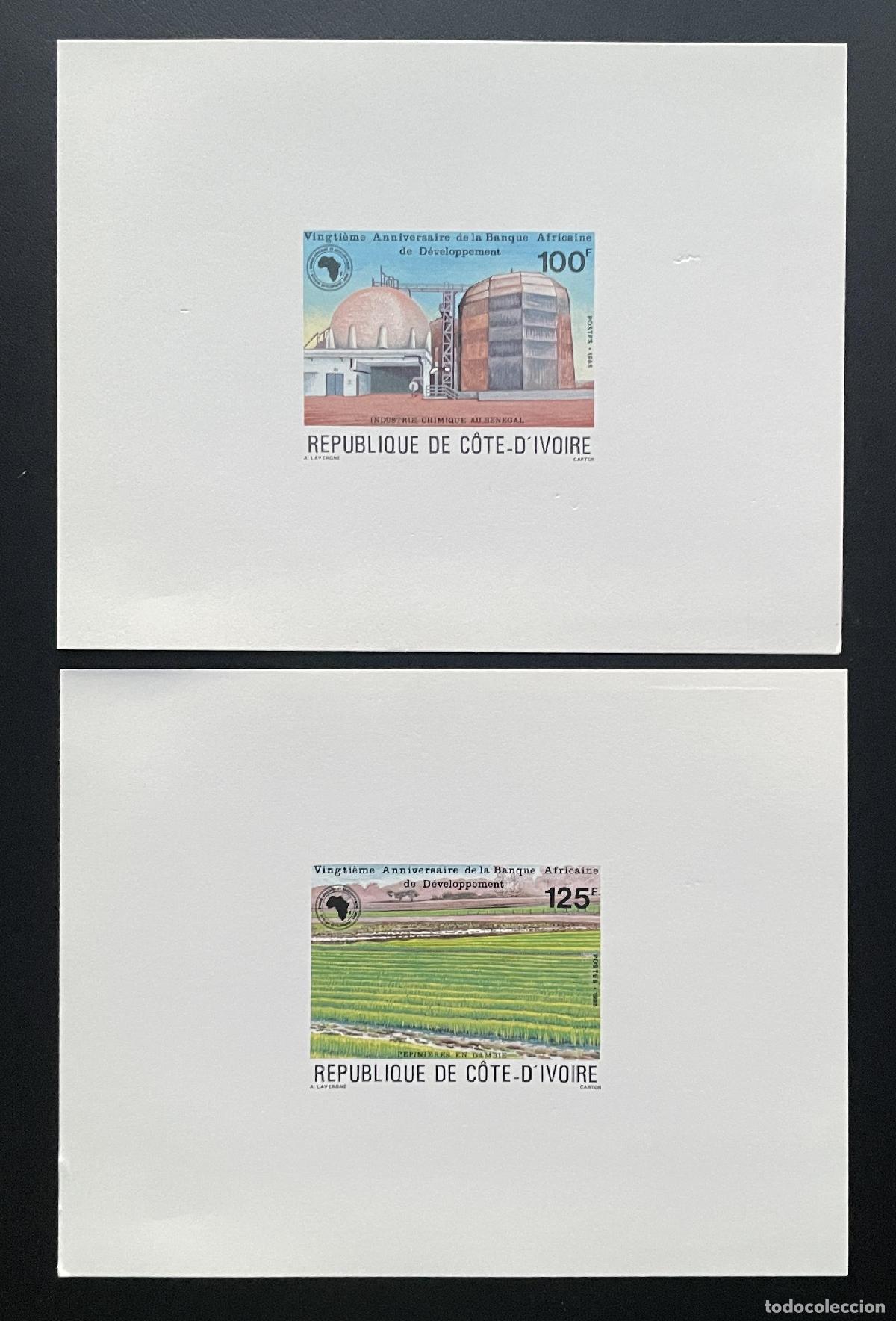 Sellos: Evento de lujo Mi. 857 - 858 en C&ocirc;te d'Ivoire 1985 | Banco Africano Desarrollo