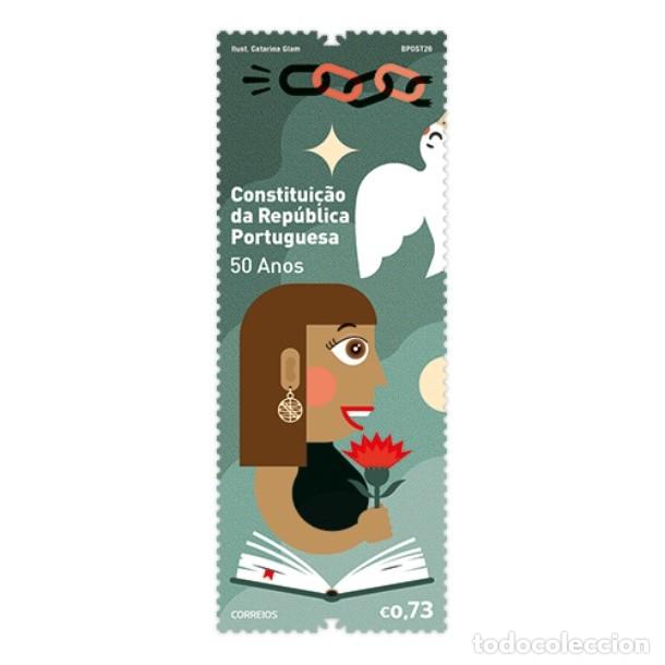 Sellos: Portugal ++ & 50 a&ntilde;os de la Constituci&oacute;n de la Rep&uacute;blica Portuguesa 2026 (666613)