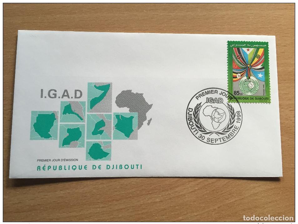 Sellos: Djibouti Schibuti 1998 FDC IGAD N&ordm; 670