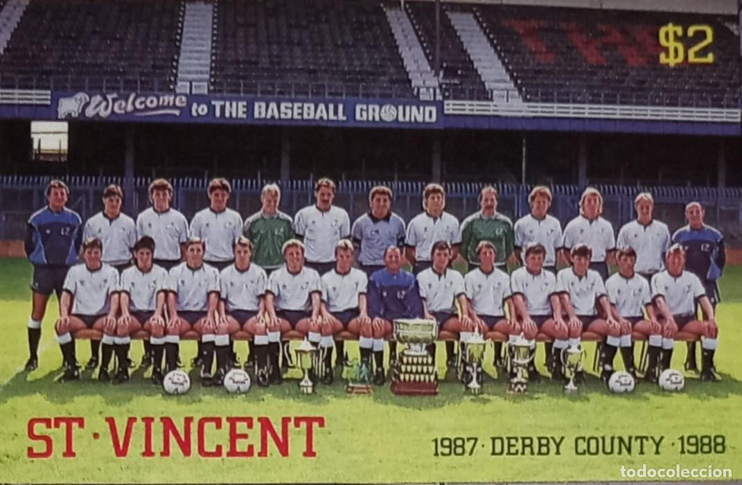 Sellos: ST. VINCENT 1987 STAMP MNH IMPERF DERBY COUNTY FUTBOL FOOTBALL SOCCER FUSSBALL DEPORTES SPORTS