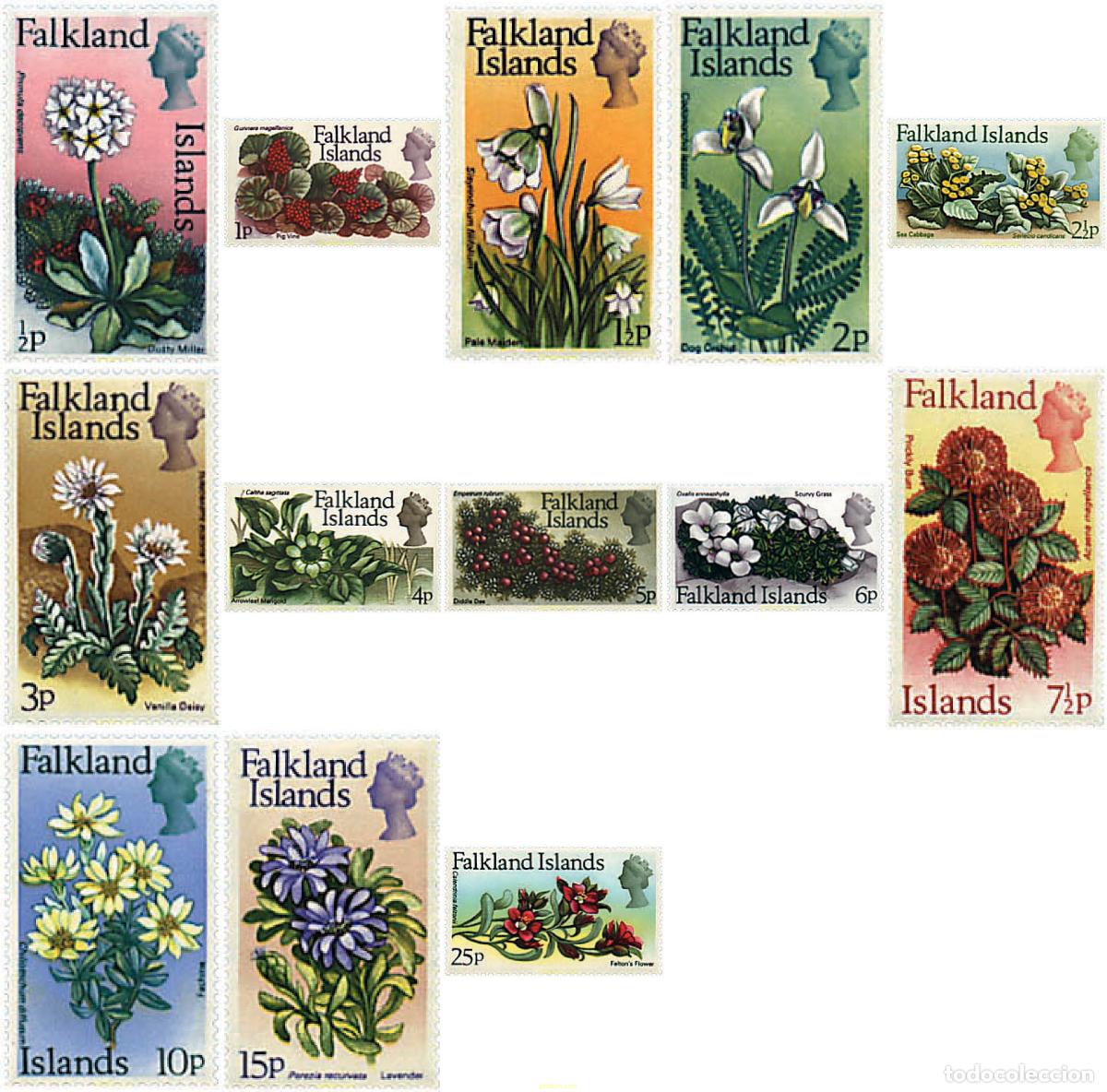 Sellos: 96288 MNH FALKLAND 1972 FLORES