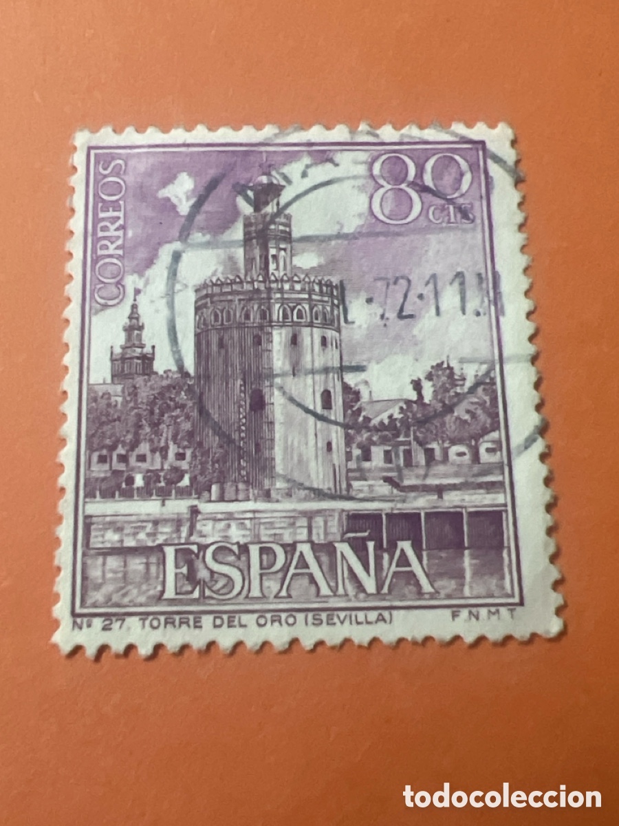 Sellos: S322. SELLO - ESPA&Ntilde;A -80 CTS - Foto 1