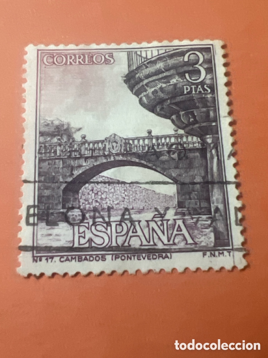 Sellos: S327. SELLO - ESPA&Ntilde;A - 3 PTAS - Foto 1