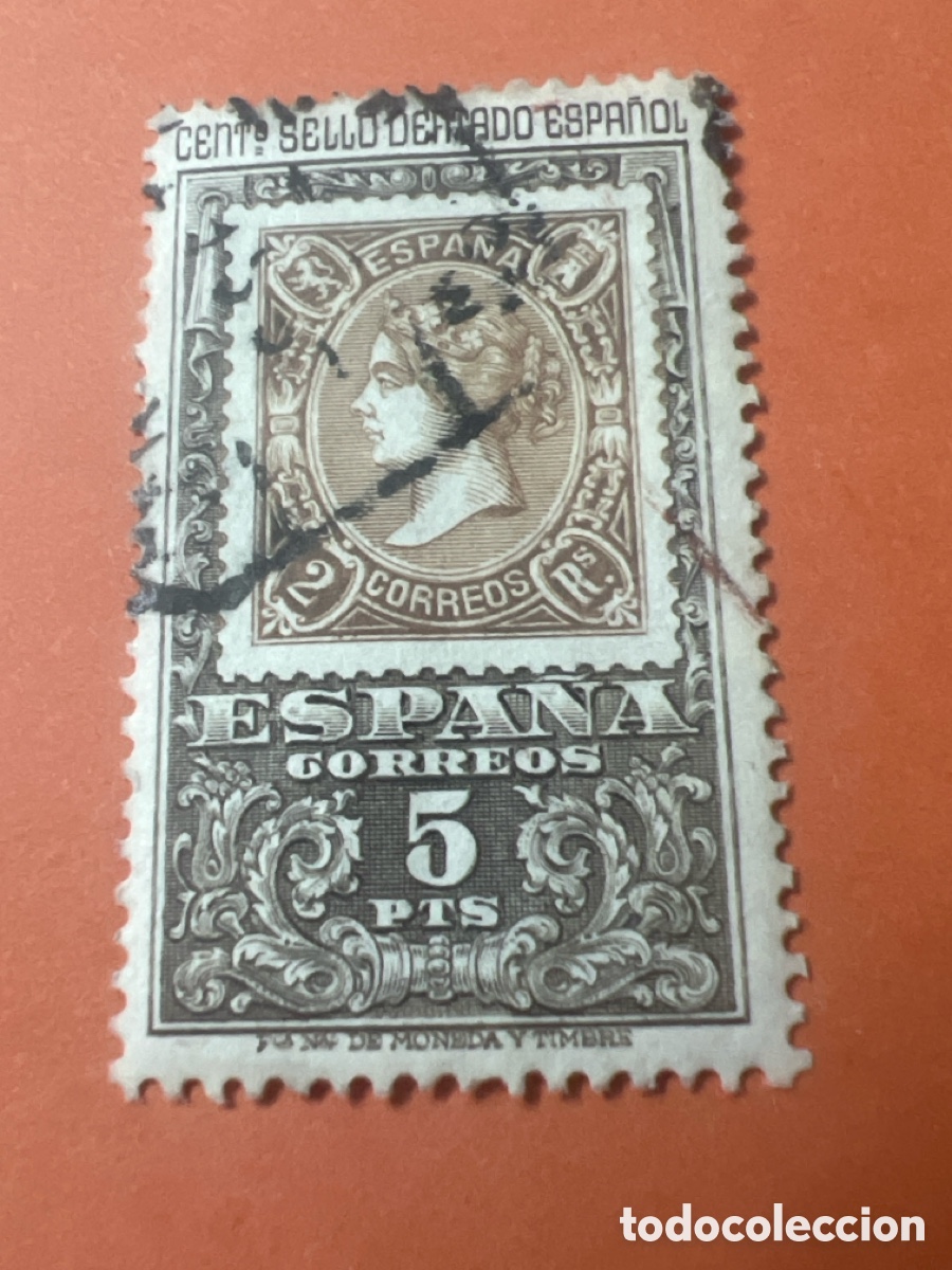 Sellos: S332. SELLO - ESPA&Ntilde;A - 5 PTS - Foto 1