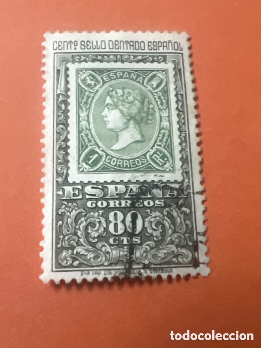 Sellos: S334. SELLO - ESPA&Ntilde;A -80 CTS - Foto 1