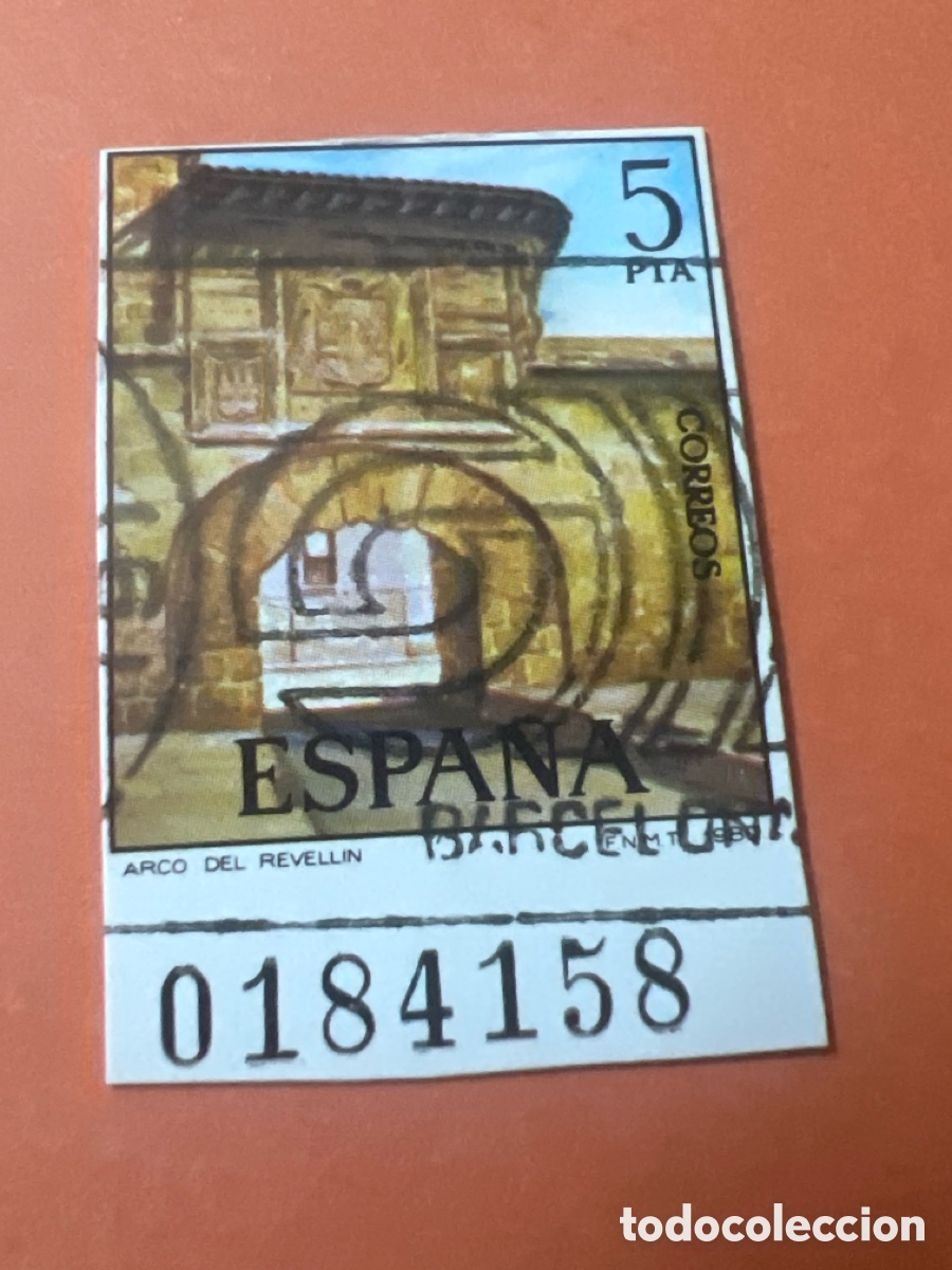 Sellos: S341. SELLO - ESPA&Ntilde;A -5 PTA - Foto 1