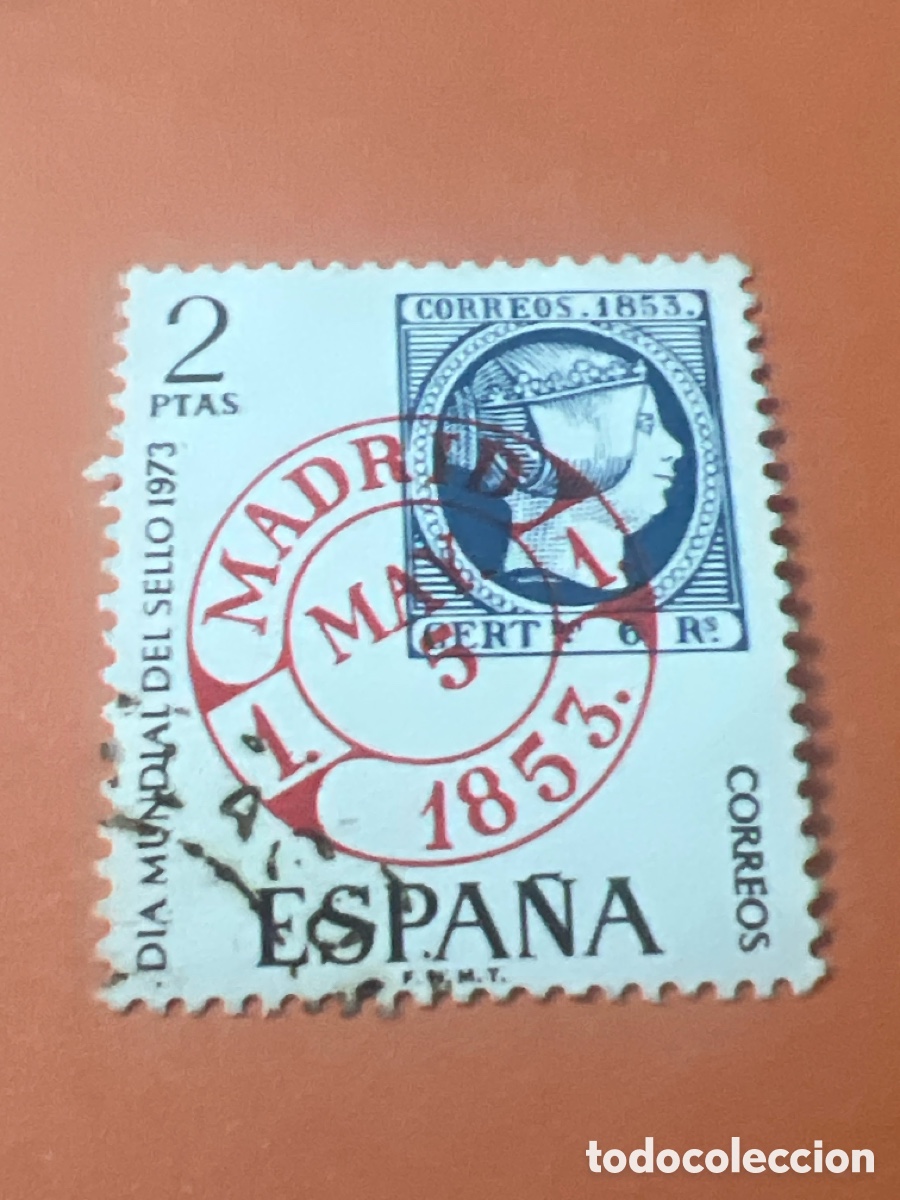 Sellos: S327B. SELLO - ESPA&Ntilde;A -2 PTAS - Foto 1
