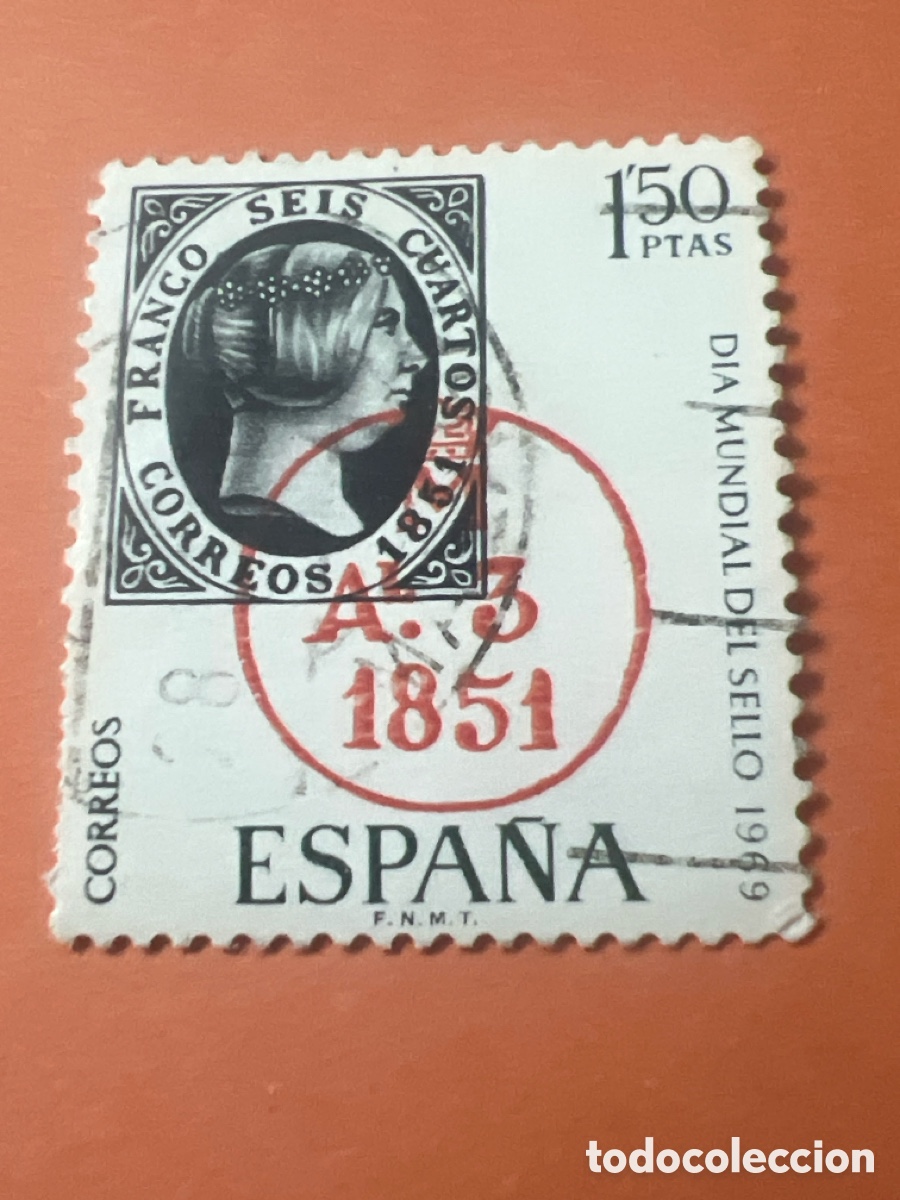 Sellos: S329B. SELLO - ESPA&Ntilde;A -1&rsquo;50 PTAS - Foto 1