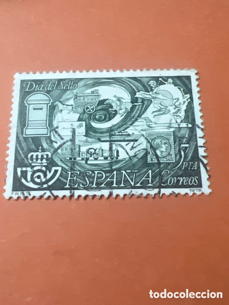 Sellos: S333B. SELLO - ESPA&Ntilde;A -5 PTA - Foto 1
