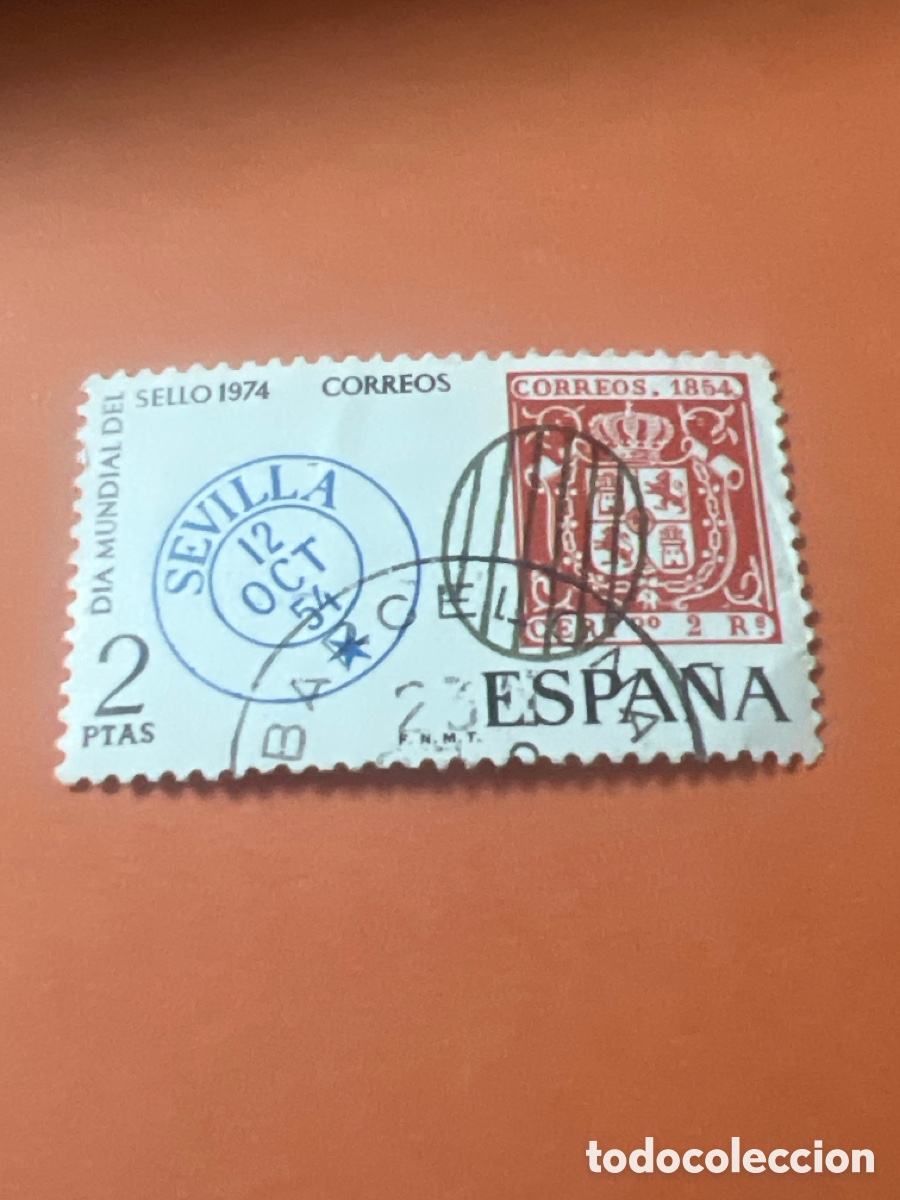 Sellos: S334B. SELLO - ESPA&Ntilde;A -2 PTAS - Foto 1