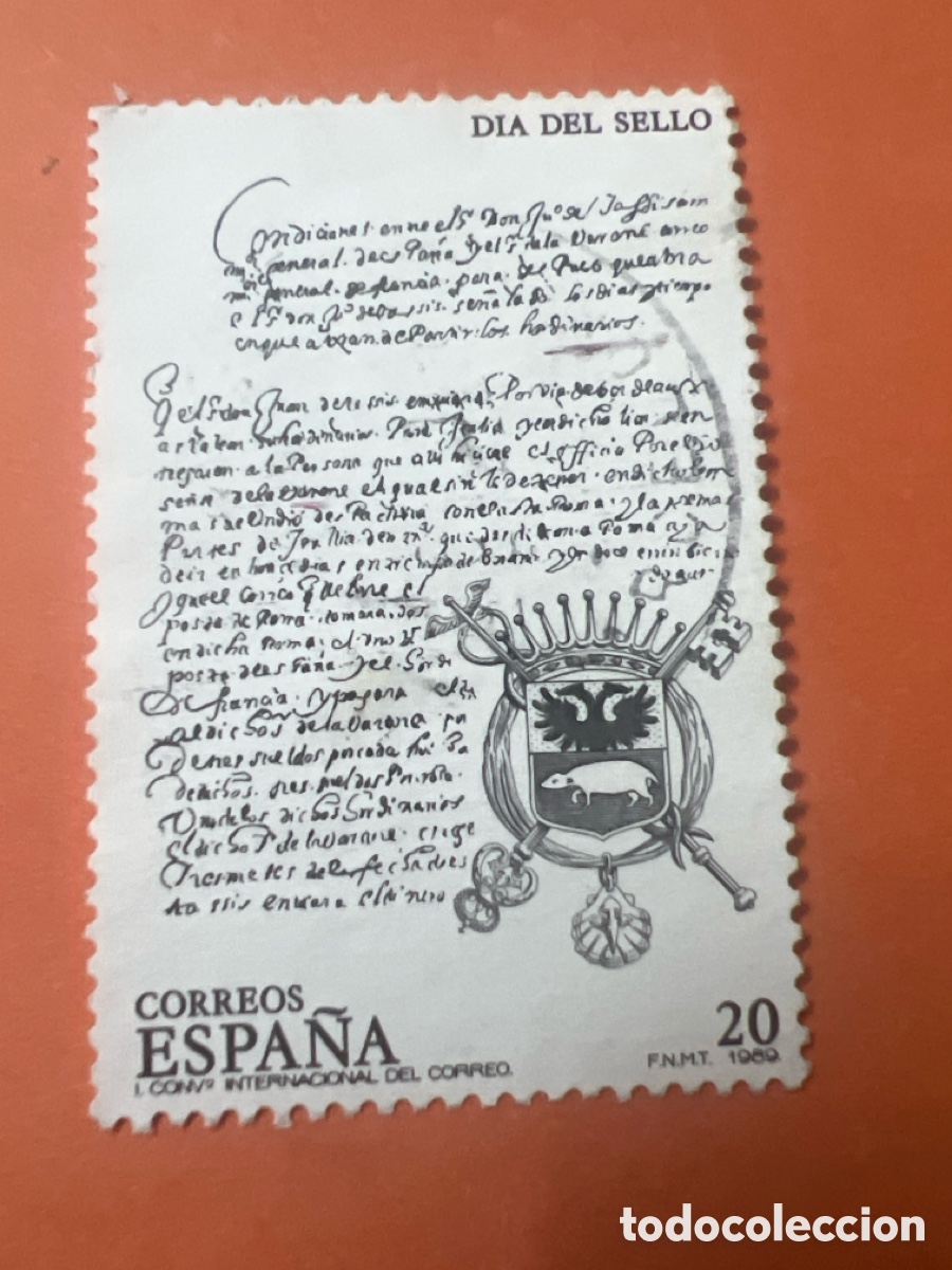 Sellos: S337B. SELLO - ESPA&Ntilde;A -20 D&Iacute;A DEL SELLO