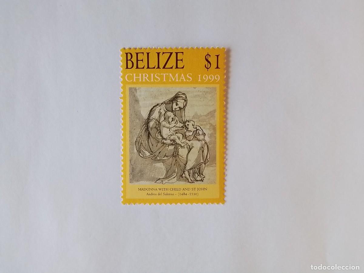 Sellos: A&Ntilde;O 1999 BELIZE SELLO USADO - Foto 1