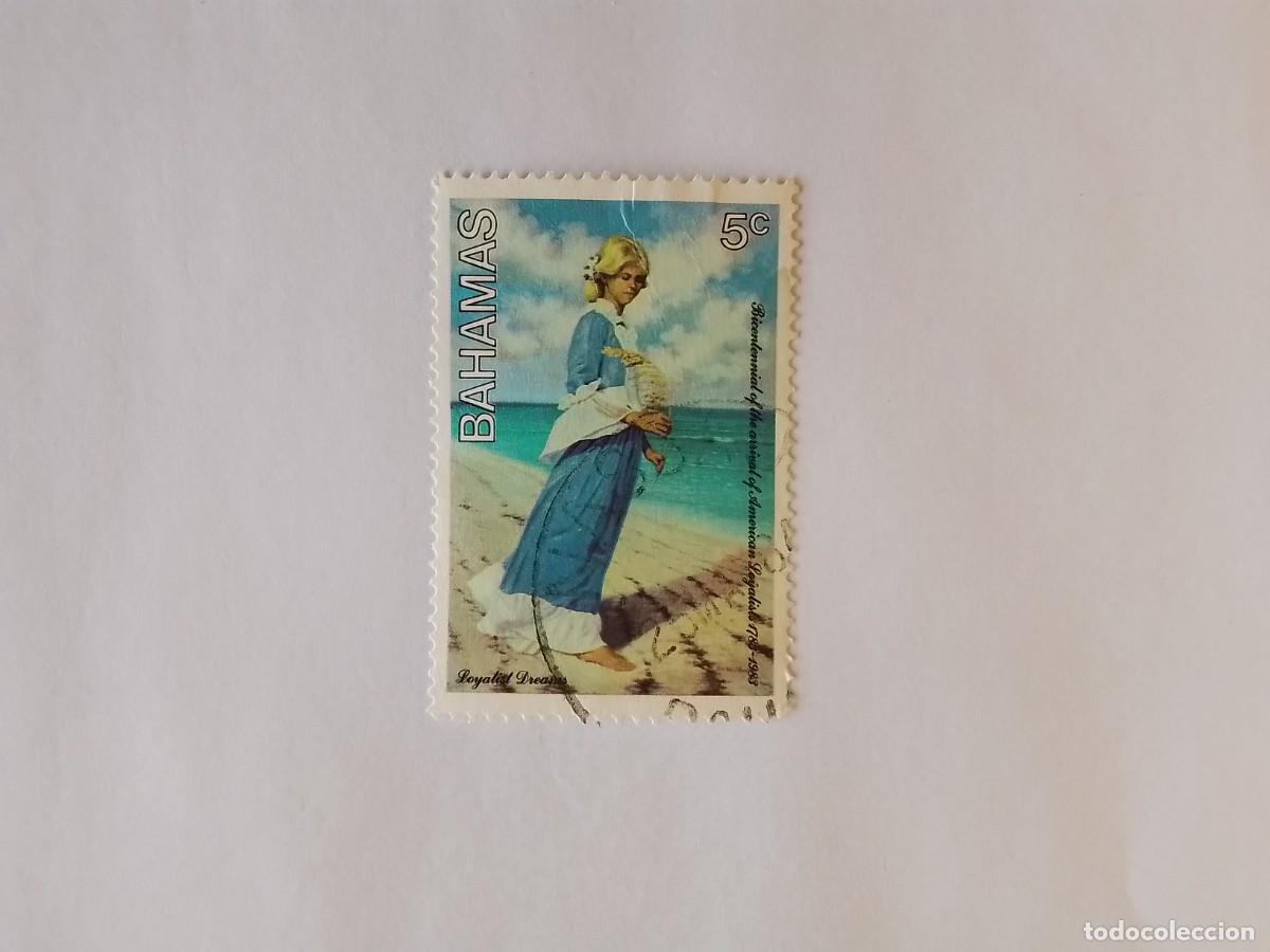 Sellos: A&Ntilde;O 1990 BAHAMAS SELLO USADO