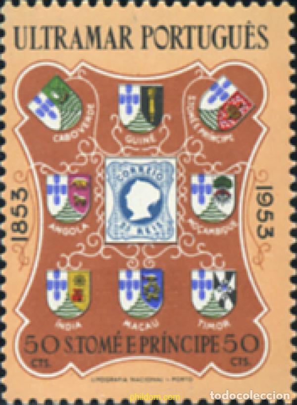 Sellos: 360732 MNH SANTO TOME Y PRINCIPE 1953 ESCUDOS