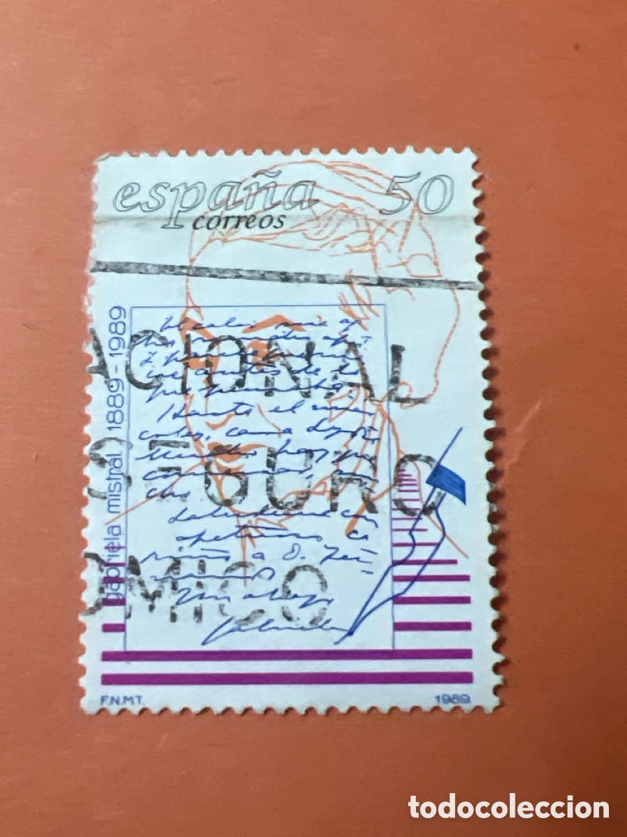 Sellos: S376. SELLO - ESPA&Ntilde;A - CORREOS 50 - Foto 1
