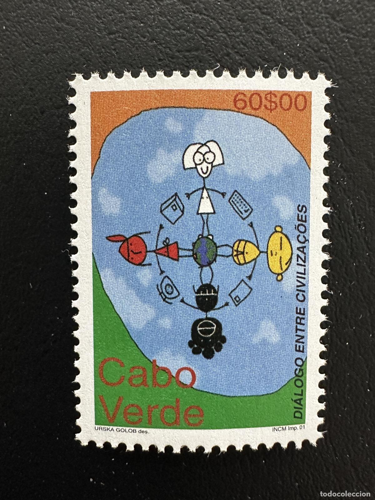 Sellos: Cabo Verde 2001 Mi. 801 Emisi&oacute;n conjunta Di&aacute;logo entre civilizaciones y