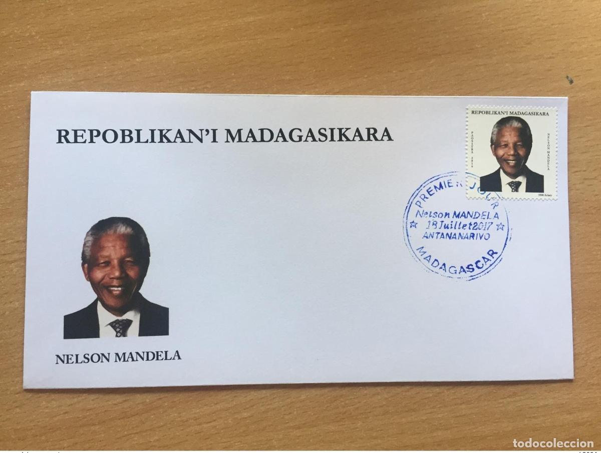 Sellos: Madagascar 2016/2017 Mi. 2688 Nelson Mandela Sud&aacute;frica Nobel de la Paz FDC