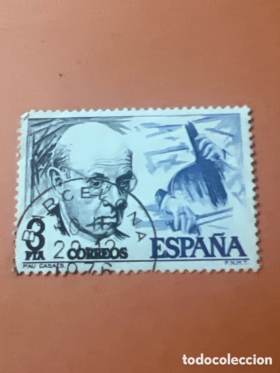 Sellos: S121. SELLO DE ESPA&Ntilde;A - Espa&ntilde;a 1976 serie Pau Casals