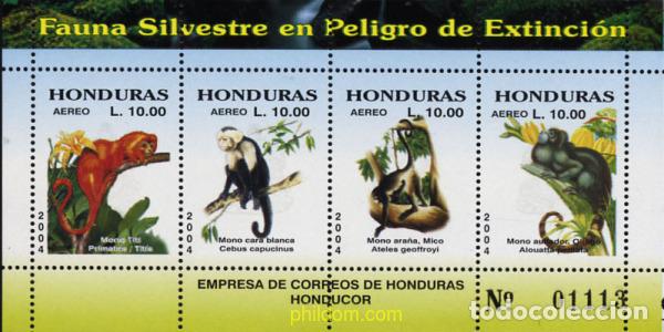 Sellos: 173514 MNH HONDURAS 2004 PROTECCION DE LA FAUNA SALVAJE