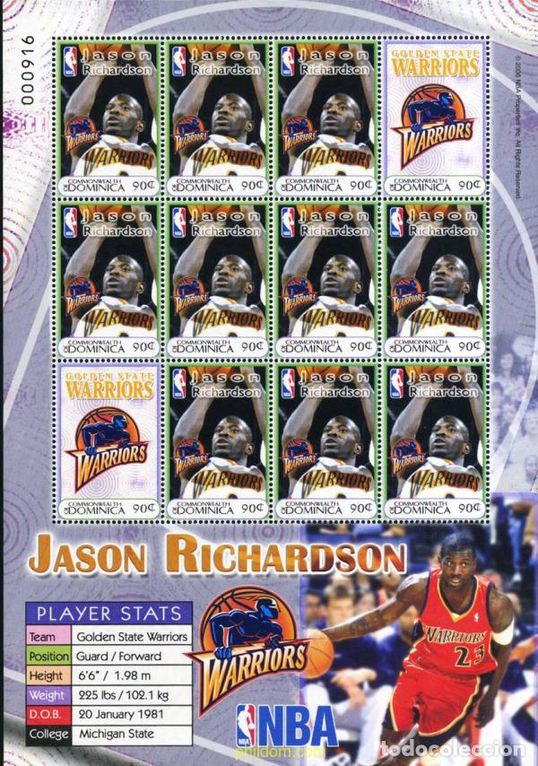 Sellos: 195150 MNH DOMINICA 2006 LIGA NBA