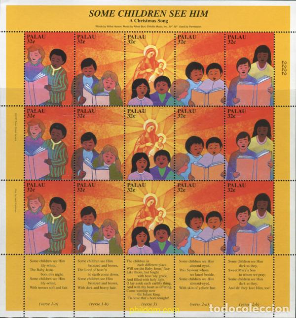 Sellos: 337131 MNH PALAU 1997 NAVIDAD