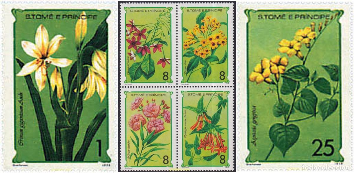 Sellos: 764384 MNH SANTO TOME Y PRINCIPE 1979 FLORES